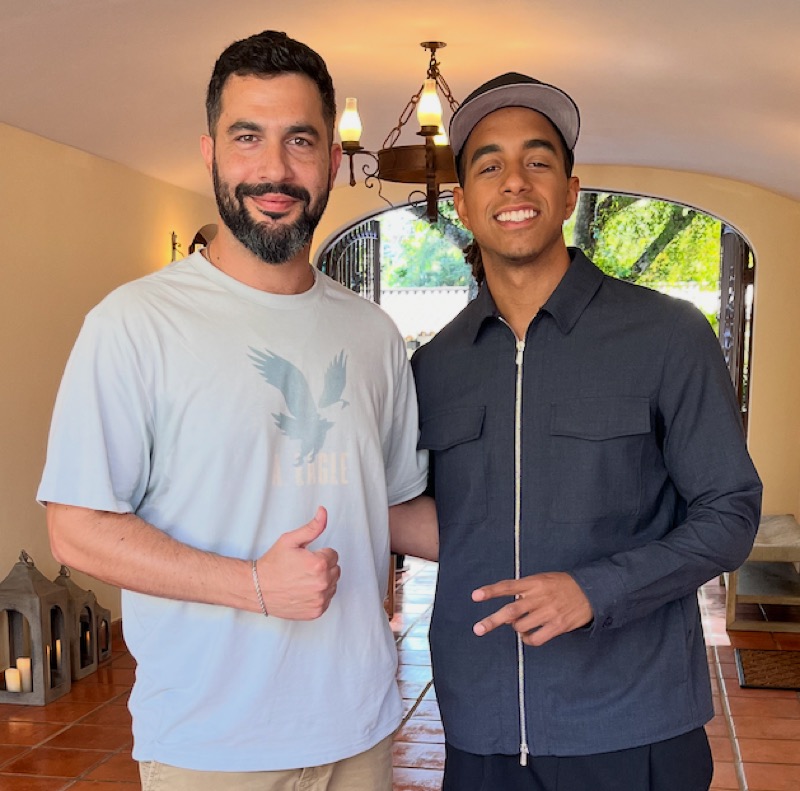 Liran Zablo with Jordan Welch